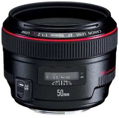 Canon/佳能 EF 50mm f/1.2L USM镜头 50/1.2标准人像镜头50 f1.2 - 图0