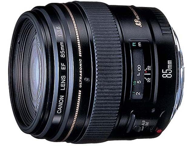 佳能单反镜头ef 85mm f / 1.8 usm 格力达数码单反镜头