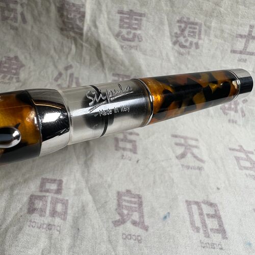 斯提皮拉 亚美利哥 stipula，意大利手工钢笔 整笔敦实 笔杆华丽 - 图2