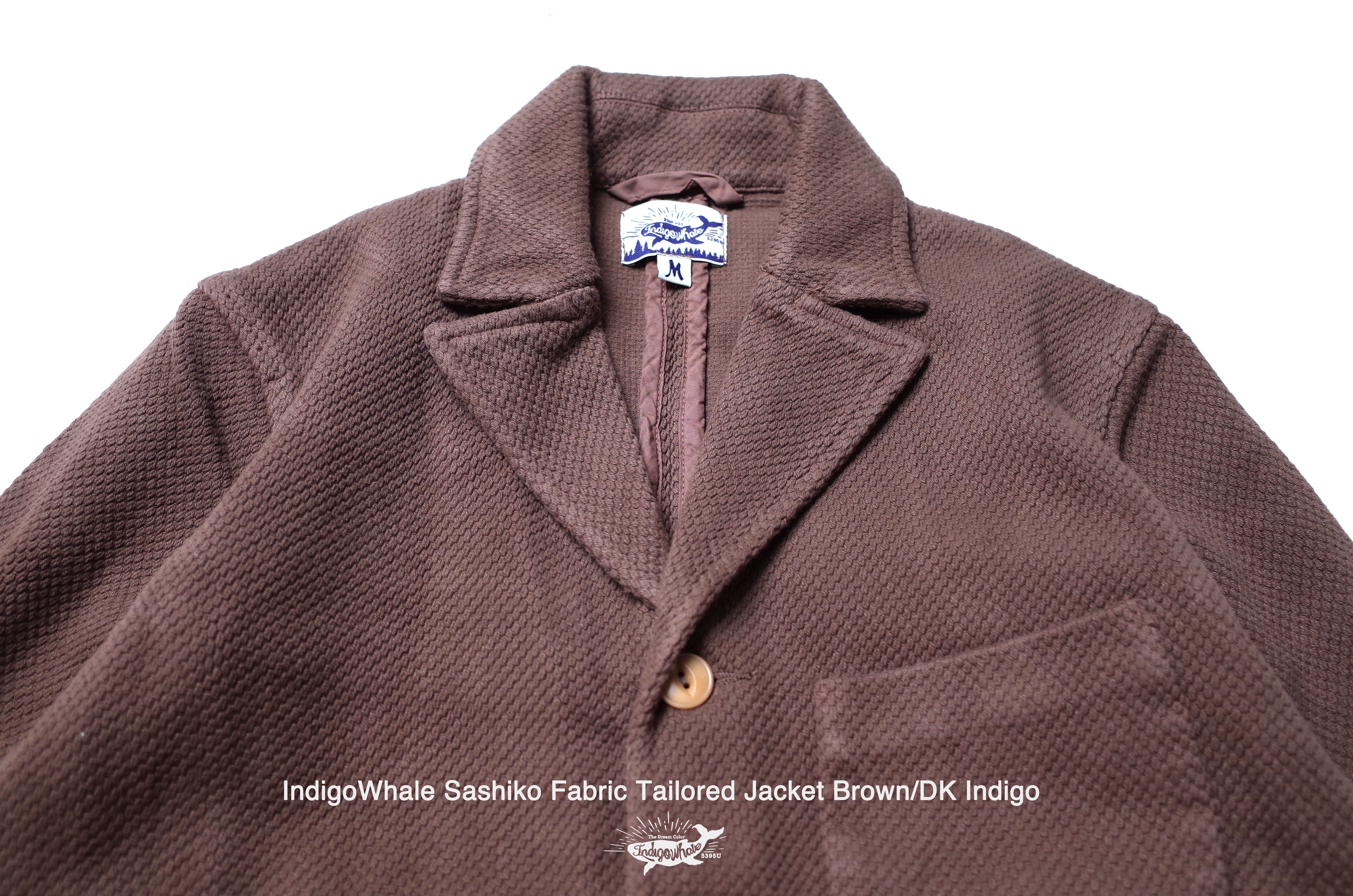 indigowhale鲸蓝染刺子剑道面料西装剪裁夹克外套tailored jkt
