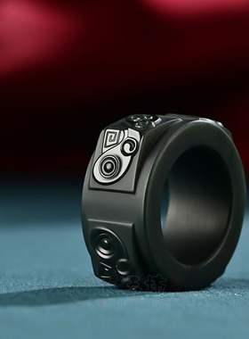 大玉坊扳指和田玉仿古纹