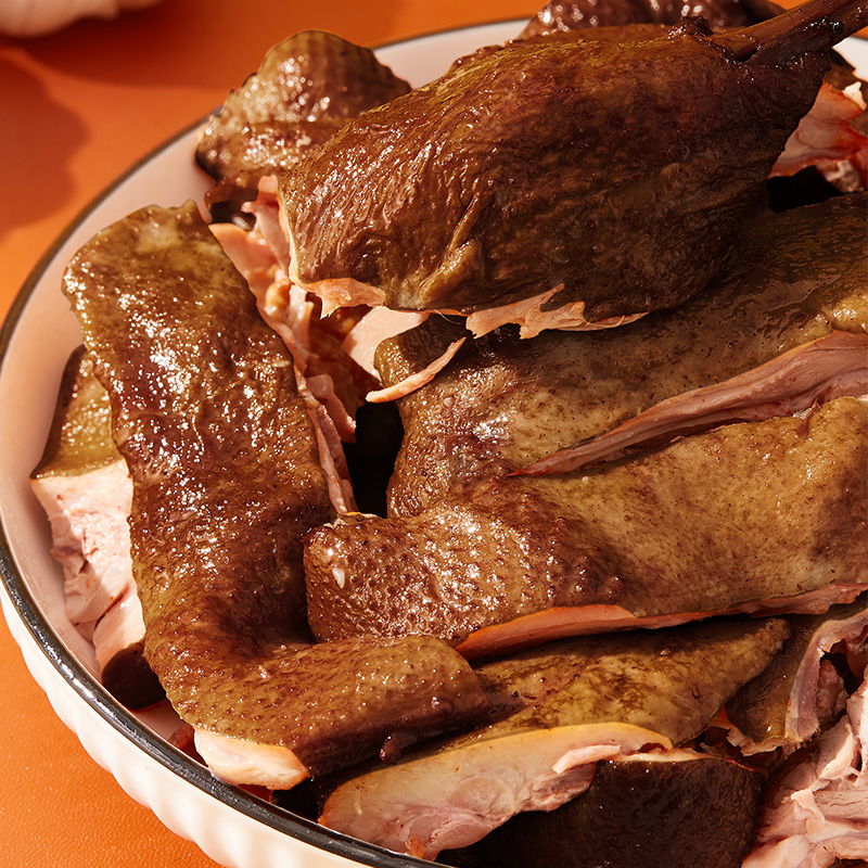 全聚德酱鸭500g*2袋特色特产酱鸭方便速食菜北京酱鸭熟食包邮