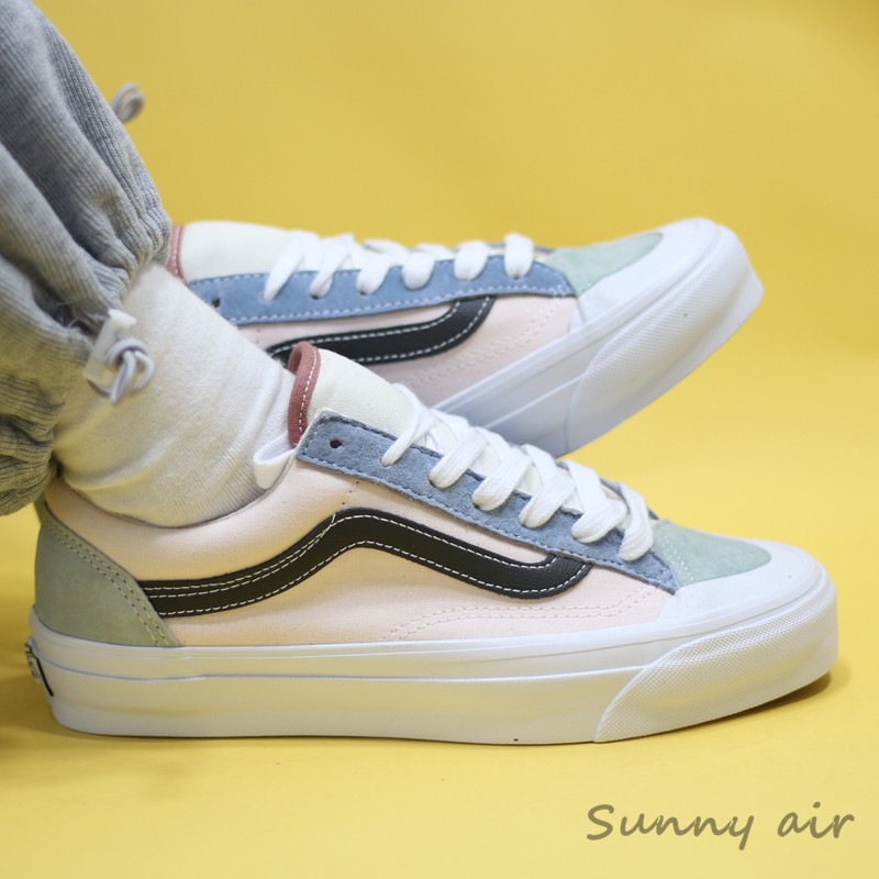 Sunny现货 VANS新款OLD SKOOL 136低帮帆布休闲板鞋VN000MT6BGK - 图0