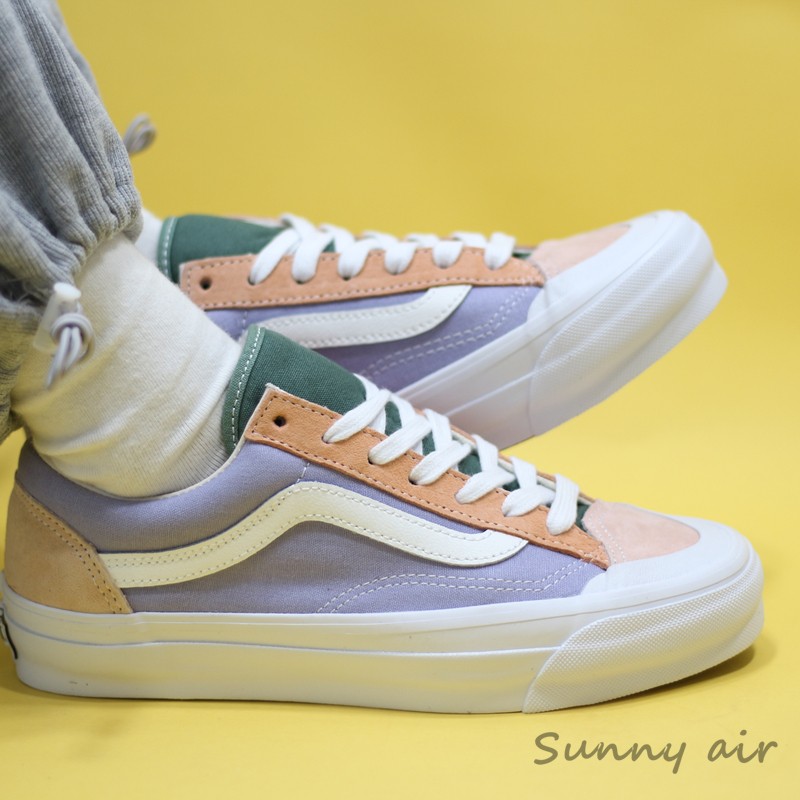 Sunny现货 VANS新款OLD SKOOL 136低帮帆布休闲板鞋VN000MT6BGK - 图1