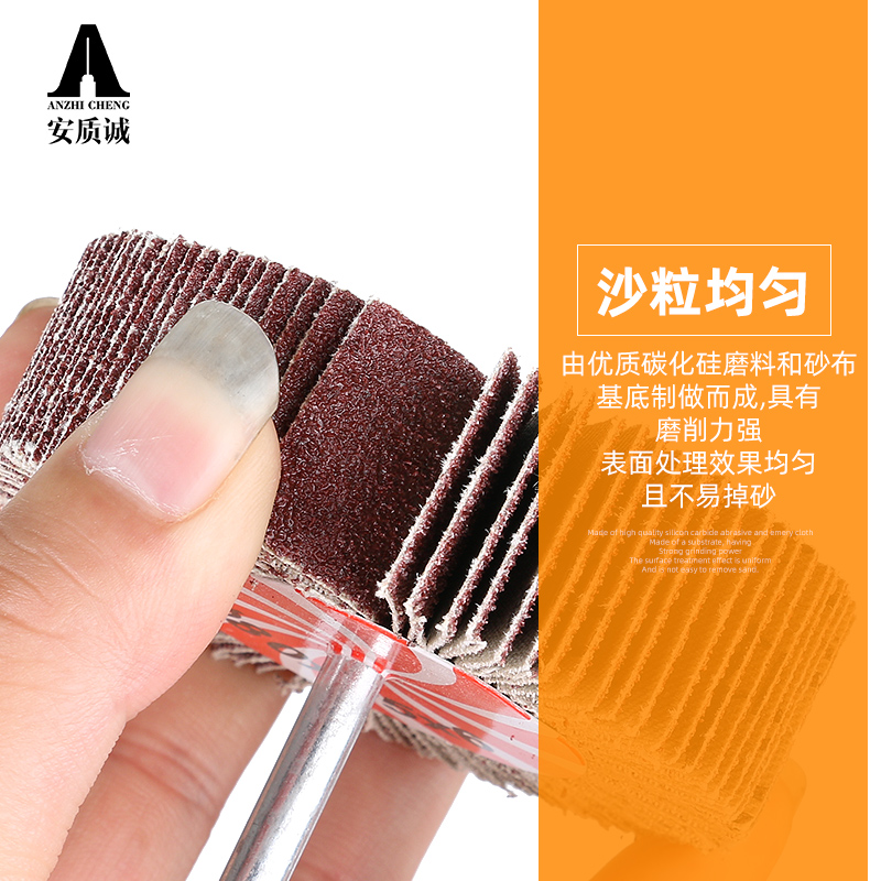 Impeller grinding head with handle for polishing, grinding and rust removal Anzhicheng