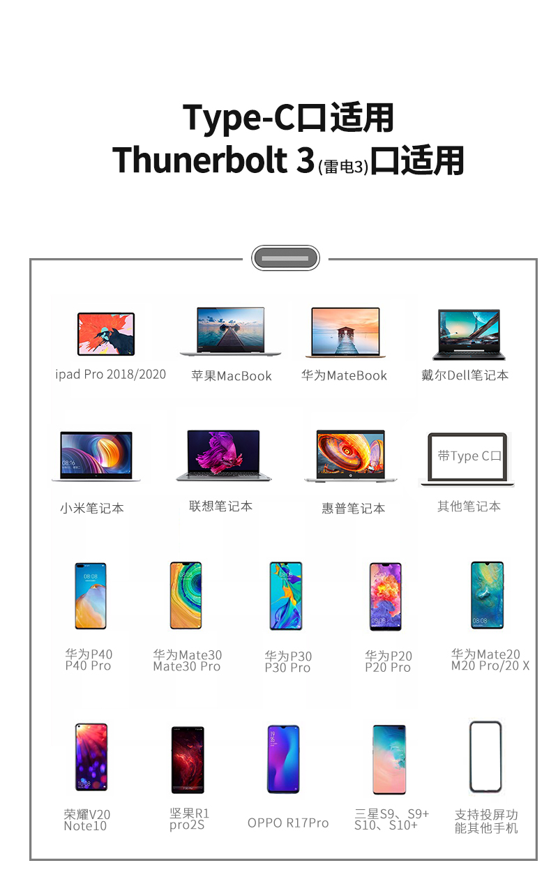 165HZ144HZ 投屏显示器 c type 笔记本 1.4USBC 线 DP 转 typec 3 联基雷电 165HZ144HZ 投屏显示器 c type 笔记本 1.4USBC 线 DP 转 typec 3 联基雷电