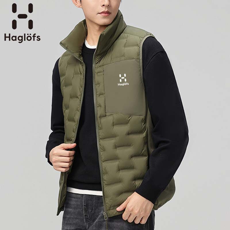 HAGLOFS火柴棍户外羽绒马甲男女秋冬款防风保暖坎肩背心时尚外套,淘宝优惠券,粉丝福利购,淘宝优惠卷