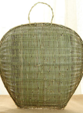 竹编制品竹青筲箕沥水沥米洗菜