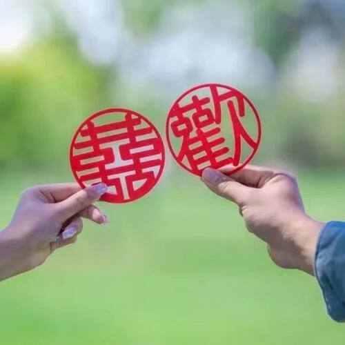 领证登记头纱手捧花仿真拍照道具摆拍神器仪式感物品跟拍物件结婚 - 图1