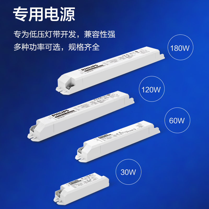 【配件】飞利浦led低压灯带自粘24V变压器/驱动器 - 图1