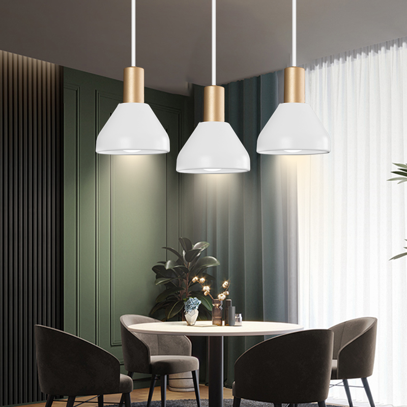 飞利浦餐厅吊灯三头餐桌吧台灯具现代简约北欧轻奢客厅卧室新款 - 图0