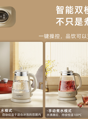 金灶T-715玻璃烧水壶家用煮茶器