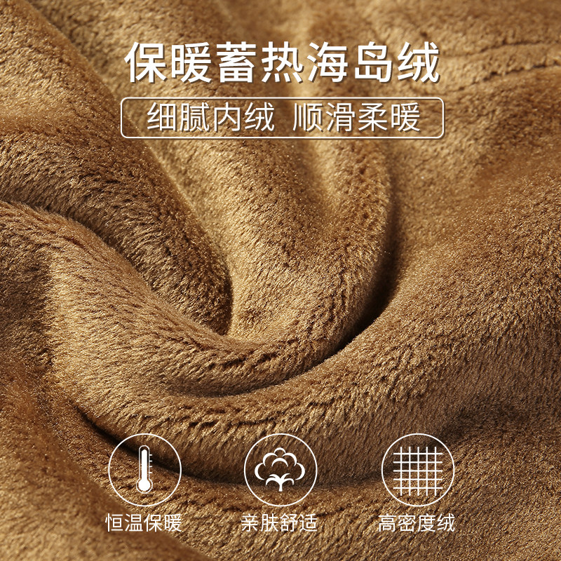 捷纯高端加绒牛仔裤男2023冬季加厚弹力高腰宽松直筒裤子男九分裤,淘宝优惠券,粉丝福利购,淘宝优惠卷