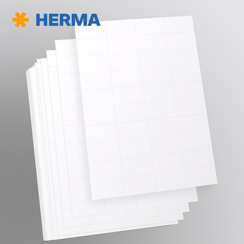 豪玛(HERMA) A4-100张 电脑标签打印纸 不干胶打印标签纸 物流标签纸 多用途打印标签 多规格可选1
