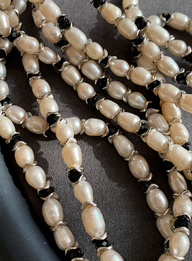 天然淡水巴洛克珍珠项链女