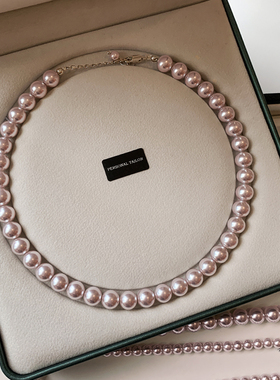 施家华子小米珍珠项链