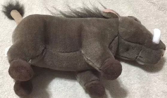 （定做）仿真疣猪warthog毛绒玩具公仔狮子王蓬蓬-图0