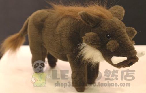 （定做）仿真疣猪warthog毛绒玩具公仔狮子王蓬蓬-图0