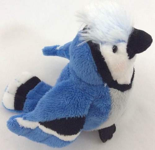 （代购）加拿大ganz仿真冠蓝鸦blue jay毛绒玩具公仔 - 图2