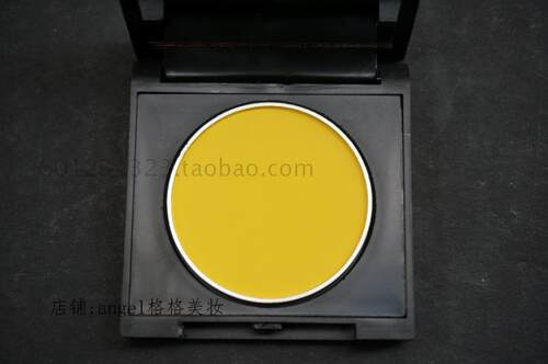 黄色哑光眼影带盒单色舞台妆 易上色暖色系彩妆亚光眼影包邮 - 图1