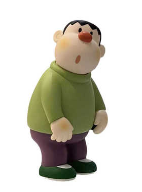 手办桌面玩具礼品胖虎摆件电视柜