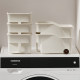 Household storage basket with handle