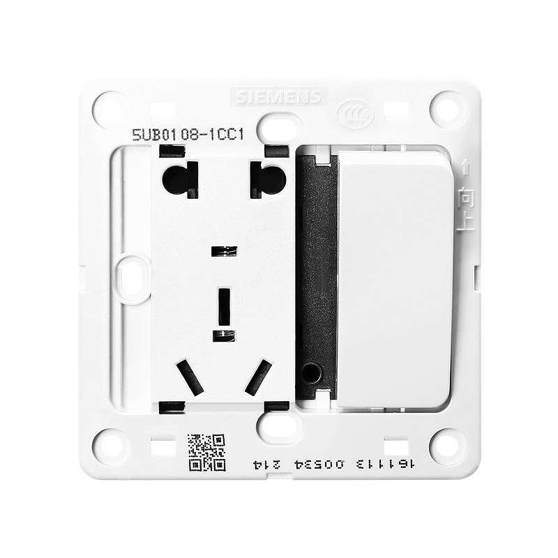 西门子一开五孔带开关面板三孔插座 西门子创科电源插座