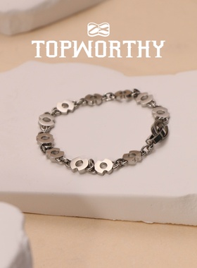 捌28原创设计小众精致钛钢手链