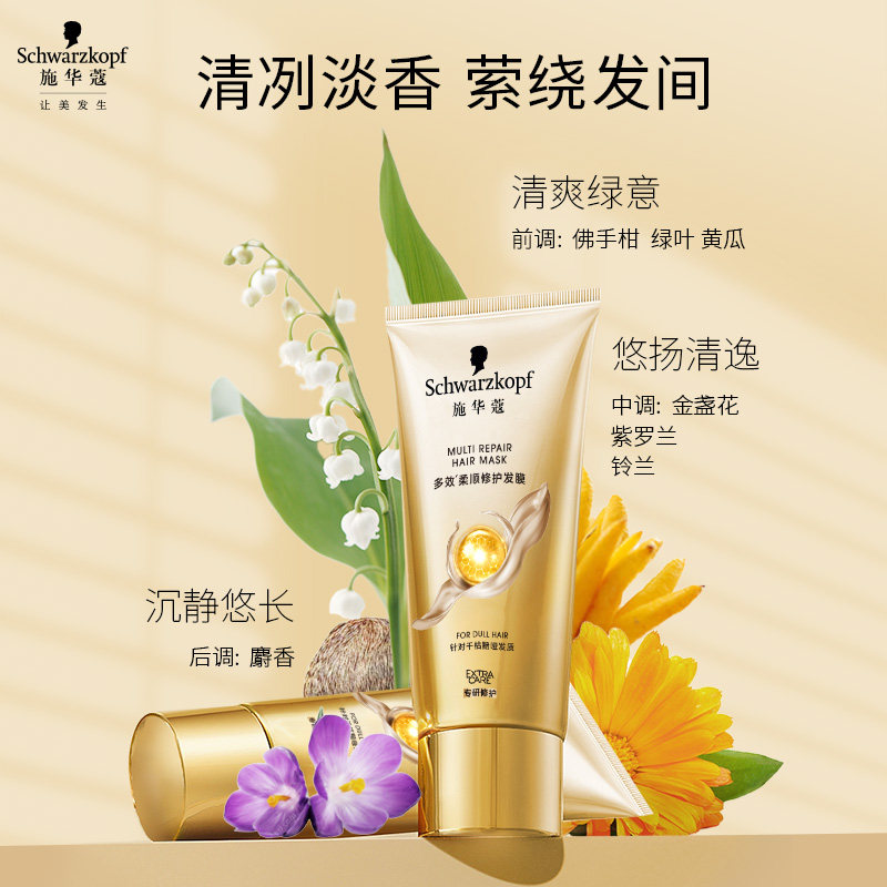 施华蔻多效修护发膜防毛躁柔顺修护染烫受损干枯水润顺滑护发素女,淘宝优惠券,粉丝福利购,淘宝优惠卷