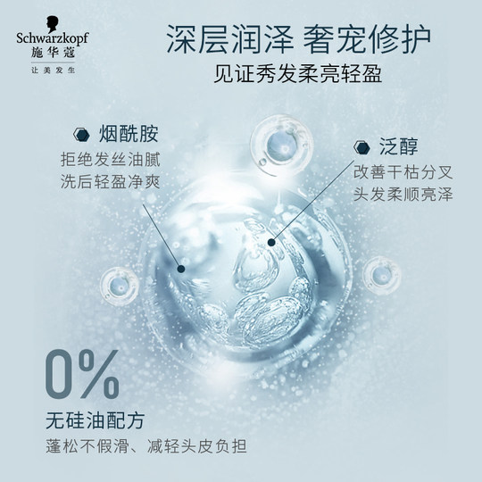 Schwarzkopf conditioner repairs, shines, anti-frizz and hydrates