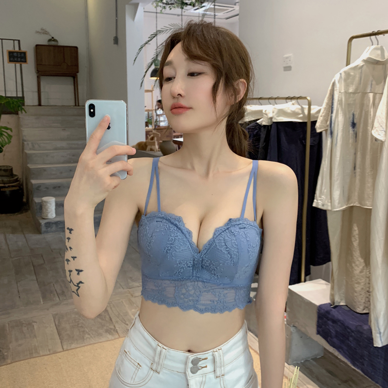 荷韵阁旗舰店内衣女聚拢调整型加厚性感胸罩收副乳上托防下垂小胸平胸专用文胸0