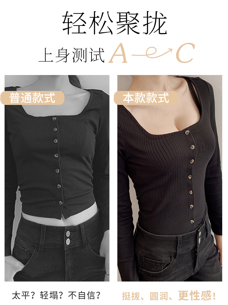 荷韵阁旗舰店好软内衣女聚拢调整型收副乳无钢圈蕾丝加厚款小胸平胸专用文胸3