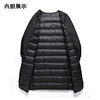 Classic car middle-aged and elderly men's cashmere coat men's long knee-length down liner winter woolen windbreaker jacket thick