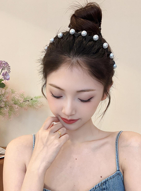 大波浪带齿发箍女高颅顶