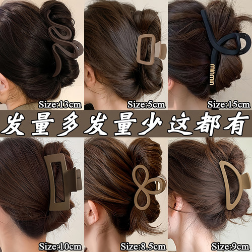 抓夹女大号鲨鱼夹高级感后脑勺发夹头发夹子头饰发卡2026新款发抓 - 图3