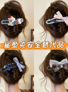 大号鸭嘴夹发夹女高级感