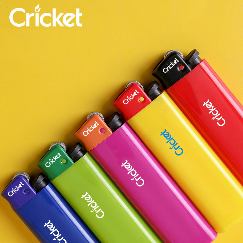 进口草蜢cricket正品一次性滑轮砂轮式打火机广告定制定做印字潮-图0