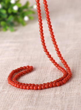 南红玛瑙3mm小米珠男女挂绳挂件