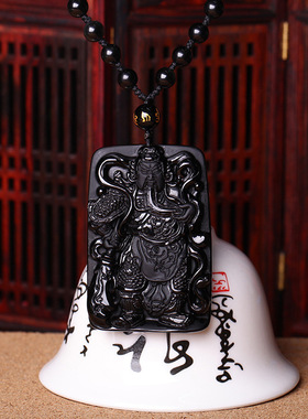 关公吊坠武财神霸气佛珠个性男士