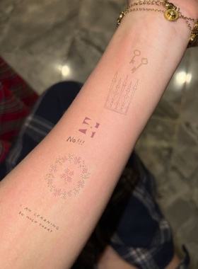 ins风小众高级感纹身贴可爱插画卡通防水持久女生纹身贴