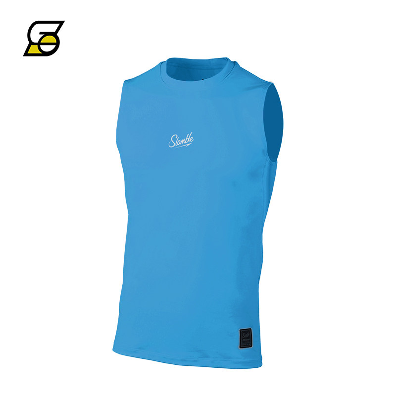 SLAMBLE男子篮球运动紧身背心训练服无袖健身衣速干透气夏季跑步 - 图1
