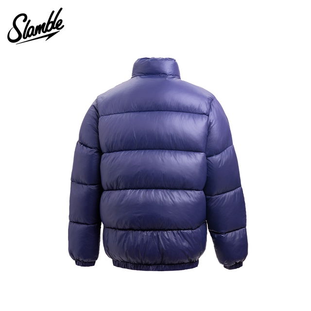 SLAMBLE puff cotton stand collar outdoor sports cotton coat men's windproof thickened warm bread coat winter