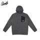 SLAMBLE hooded pullover jacket for men and women casual sports outdoor warm brushed inner tops for spring new style
