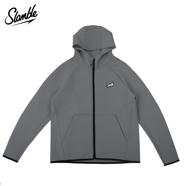 SLAMBLE air dust hooded sweatshirt zipper