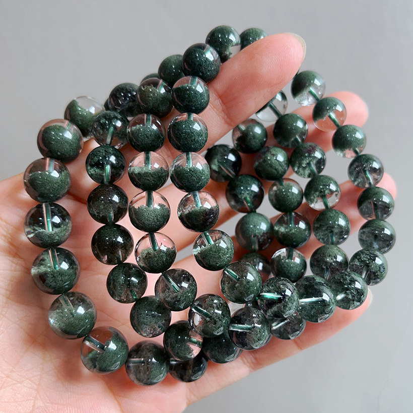 收藏级天然绿幽灵手串聚宝盆巴西千层满天星水晶手链男女款,淘宝优惠券,粉丝福利购,淘宝优惠卷