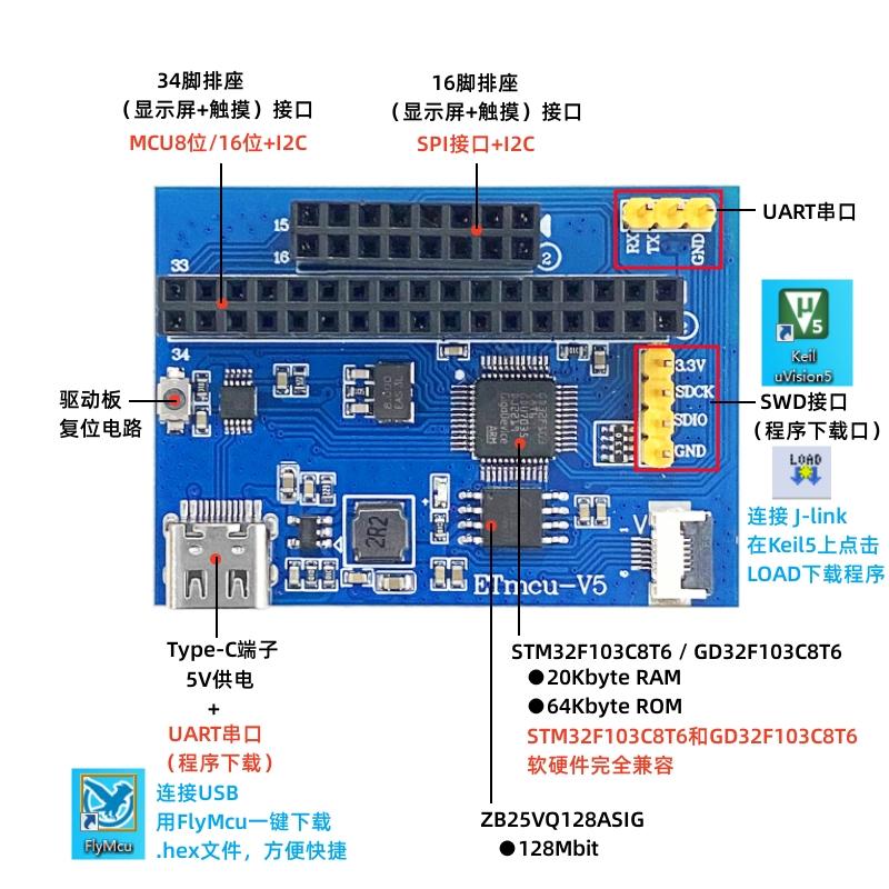 2.0寸液晶显示屏st7789高亮IPS全视角SPI接口240x320lcd高亮度TFT