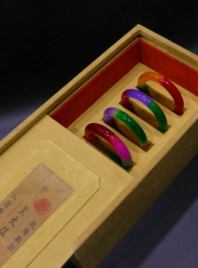 精品收藏级老翡翠紫罗兰女款手镯老坑冰种翠玉旺夫百搭款老玉手环