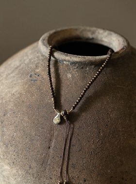 泼墨。沉香木珠手链手串