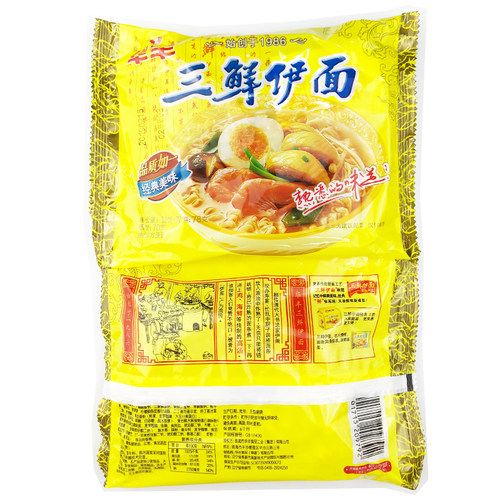 华丰三鲜伊面88克*30袋原味东北阜新产方便面整箱泡面怀旧 - 图3