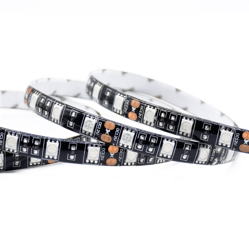 LED灯带 12V伏黑底灯条5050黑板贴片软灯条 12V汽车灯条/60珠每米,淘宝优惠券,粉丝福利购,淘宝优惠卷